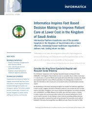 Read Success Story PDF - Informatica