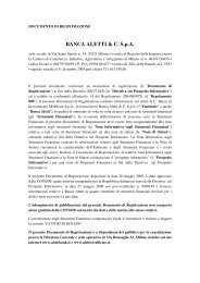 BANCA ALETTI & C. S.p.A. - Borsa Italiana