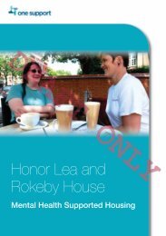 Honor Lea and Rokeby House - One Housing Group