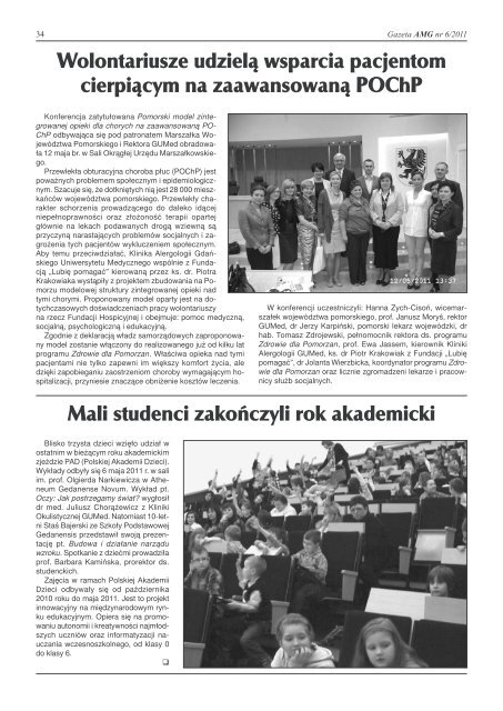 Rok 21 Czerwiec 2011 nr 6 (246) - Gazeta AMG - Gdański ...