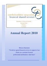 Financial Shared Services Annual Report 2010 - The Department of ...