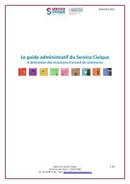 Le guide administratif du Service Civique (à destination des ...