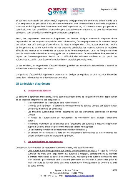 Le guide administratif du Service Civique (à destination des ...