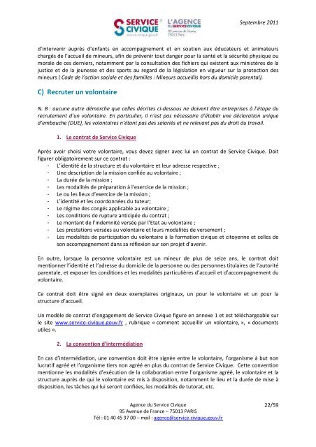 Le guide administratif du Service Civique (à destination des ...