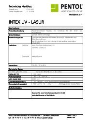 INTEX UV - LASUR I214 I214 deutsch - Pentol