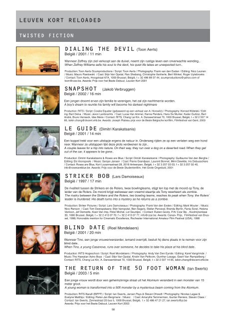 Download de catalogus (PDF, 12Mb) - Internationaal Kortfilmfestival ...