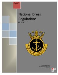 National Dress Regulations - The Navy League of Canada