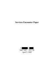 Sample Service Encounter Paper - Gremler.net