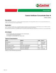 Castrol Antifoam Concentrate Gear A - Castrol Industrial