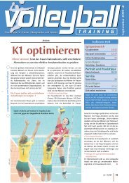 K1 optimieren - Volleyball-Training.de