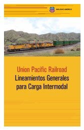 Union Pacific Railroad Lineamientos Generales para Carga ...