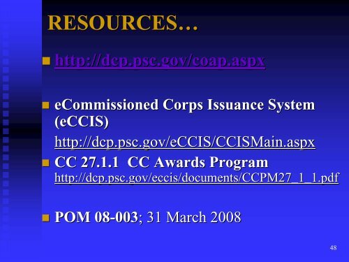 awardsâ¦ - U.S. Public Health Service Commissioned Corps