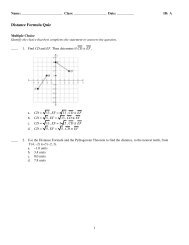 ExamView - Distance Formula Quiz.tst