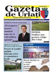 Gazeta de Urlați - editia Iulie 2012 - Oraşul Urlaţi