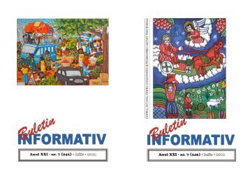Buletin Informativ - Centrul Naţional pentru Conservarea şi ...