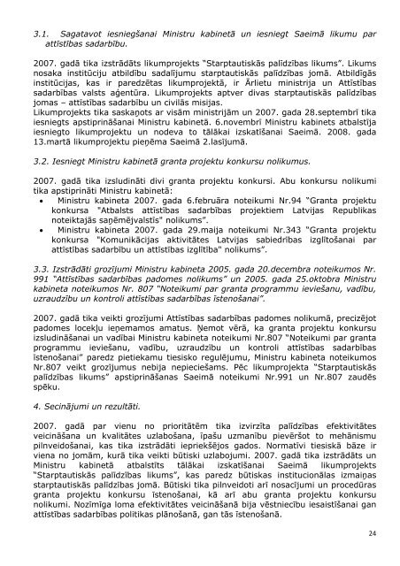 2007 - Latvijas Republikas Ārlietu Ministrija