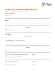 short course accreditation application form