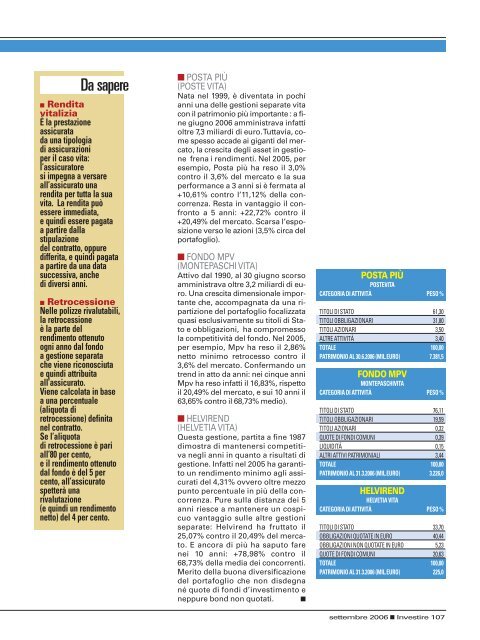 report - Investire