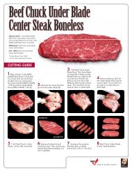 Beef Chuck Under Blade Center Steak Boneless - BeefRetail.org