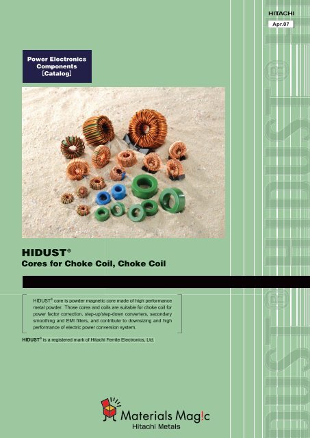 HIDUST ® Cores for choke coil / Choke coil