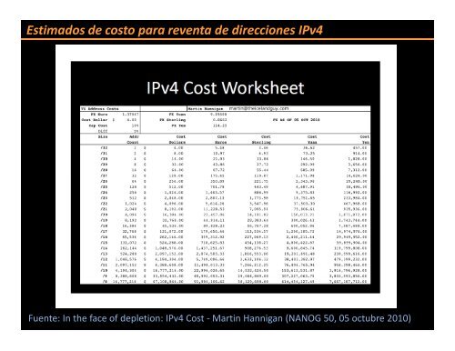 Conversando acerca del mundo IP. - Bienvenidos al Portal IPv6 ...