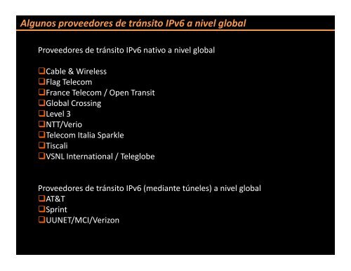 Conversando acerca del mundo IP. - Bienvenidos al Portal IPv6 ...