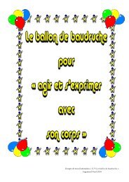 EPS et ballon de baudruche - IEN Argenteuil Nord