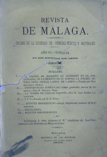 DE MÁLAGA.