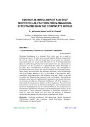 Emotional Intelligence And Self Motivational Factors For Managerial ...