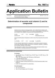No. 98/3 e Application Bulletin - Metrohm