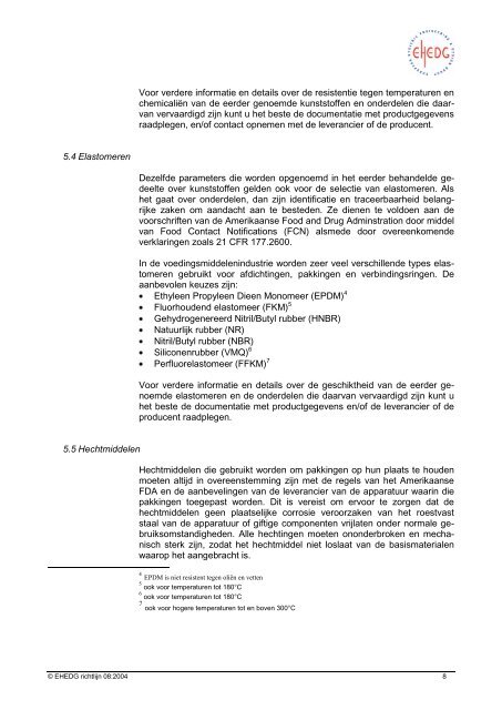 criteria voor het hygiÃ«nisch ontwerpen van procesapparatuur - ehedg