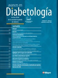 AVANCES 24(5).indb - Sociedad EspaÃ±ola de Diabetes