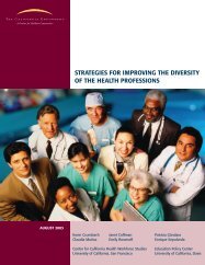 strategies for improving the diversity of the health professions