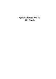 QuickAddress Pro V2 - QAS.com