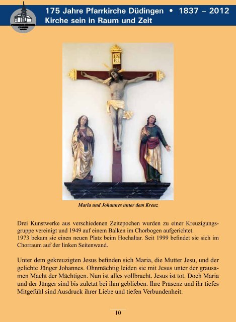 Mittelteil 175 Jahre Pfarrkirche - Pfarrei DÃ¼dingen