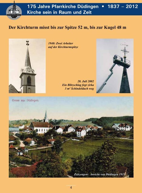 Mittelteil 175 Jahre Pfarrkirche - Pfarrei DÃ¼dingen