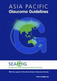 Asia Pacific Glaucoma Guidelines - ANZGIG
