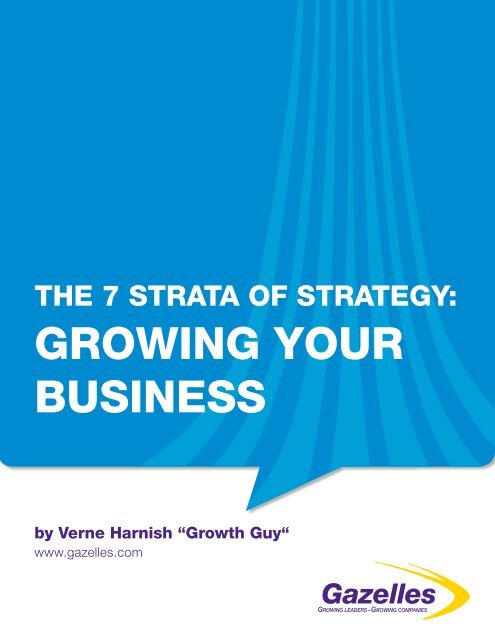 Seven Strata of Strategy - Gazelles