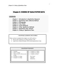 Chapter 8: Coding of Qualitative Data - learningdomain