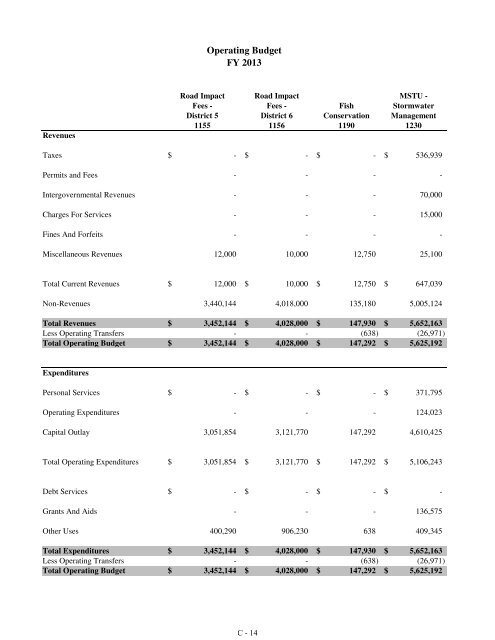 Fiscal Year 2013 Recommended Budget Book - Lake County