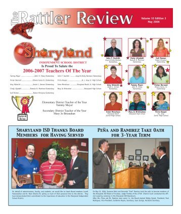 The Rattler Review - May 2006 - Sharyland ISD