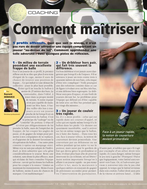 Comment maitriser un top joueur - EntraÃ®neur de foot