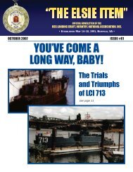 elsie item issue 61 - USS Landing Craft Infantry National Association