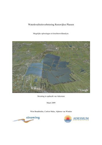 Waterkwaliteitsverbetering Reeuwijkse Plassen - Stroming