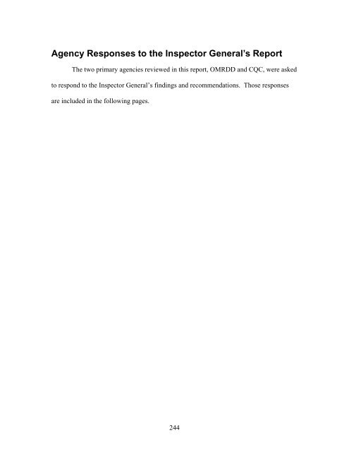 A Critical Examination of State Agency Investigations into ...