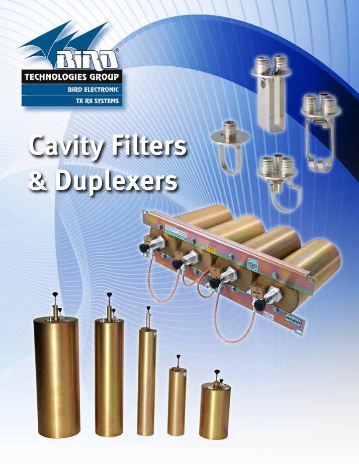 PassReject Cavity & Duplexer Tuning Telewave, Inc.
