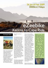 Katima to Cape Ride - Electric bikes & folding bikes