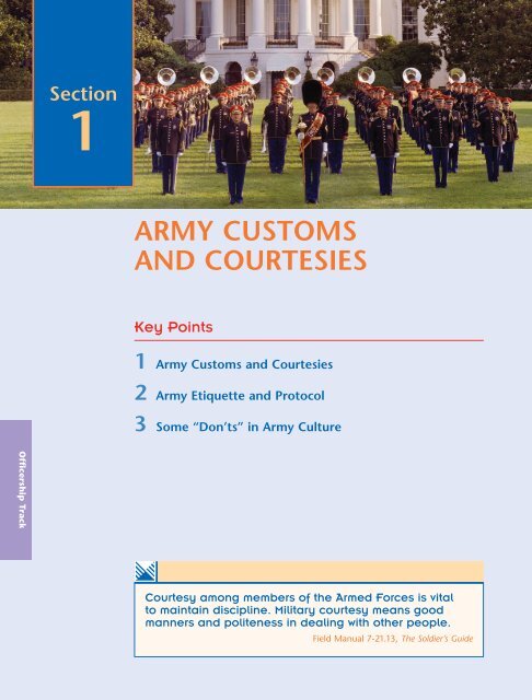 army customs and courtesies