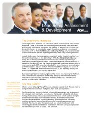 & Development Leadership Assessment - Aon