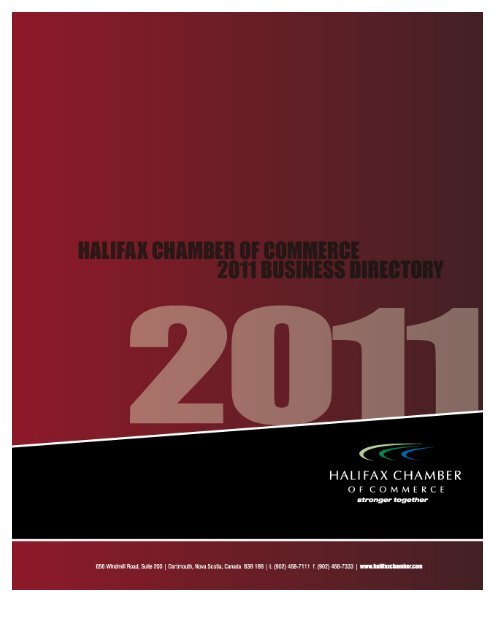 Download the directory in PDF format - Halifax Chamber E-Directory ...